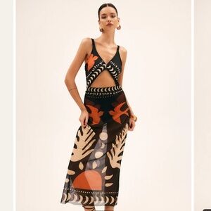 Commence Matching One Piece Bathingsuit and Coverup Skirt